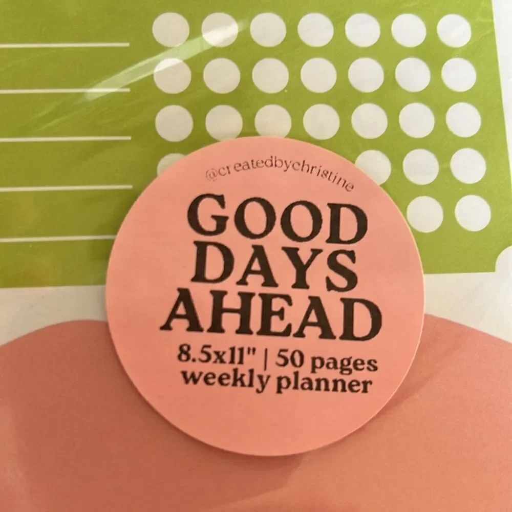 Weekly planet NeW 50 pages 8.5x11 plus 2 stickers